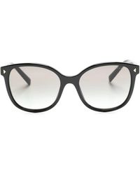 Prada - Gafas De Sol Con Montura Cuadrada Y Logo - Lyst