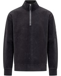 C.P. Company - Half-Zip Lens-Detail Sweatshirt - Lyst