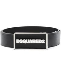 DSquared² - Logo Buckle Belt - Lyst
