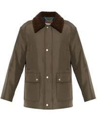 Maison Margiela - Shearling-Collar Flap-Pocket Jacket - Lyst