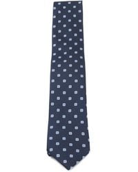 ZEGNA - Square-Pattern Tie - Lyst
