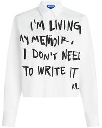 KARL LAGERFELD - Karl Quote Shirt - Lyst