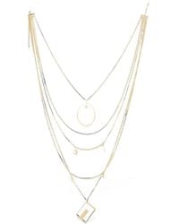 Elisabetta Franchi - Necklace With Charms - Lyst