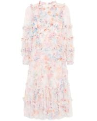 Needle & Thread - Vestido de fiesta con motivo floral - Lyst