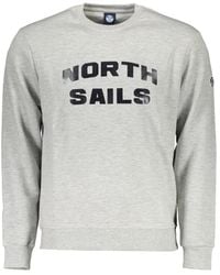 North Sails - Logo-Print Crew-Neck Sweater - Lyst