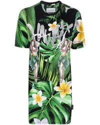Philipp Plein - T-Shirt Met Hawaii Print - Lyst