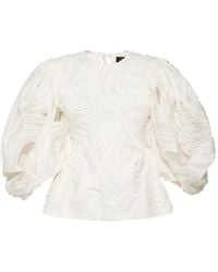 ANOUKI - Ensemble Short-Haut À Manches Bouffantes - Lyst