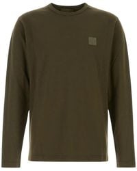 Stone Island - 2100036 Organic-Cotton Jersey Crepe_S.I. Ghost T-Shirt - Lyst