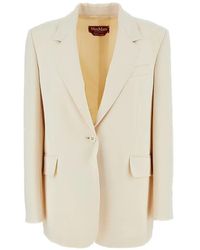 Max Mara - Flap Pocket Button Jacket - Lyst