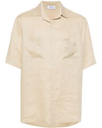 Off-White c/o Virgil Abloh - Outline Arrow Linen Shirt - Lyst