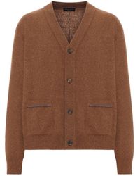 Roberto Collina - Wool Buttoned Cardigan - Lyst