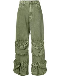 R13 - Utility Multi-pocket Wide-leg Jeans - Lyst