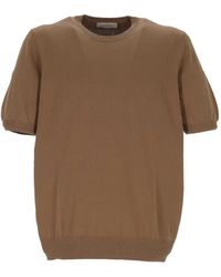 Gran Sasso - Knitted Short-Sleeve T-Shirt - Lyst