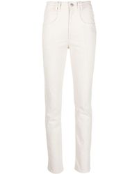 Isabel Marant - High-waisted Straight Cut Jeans - Lyst