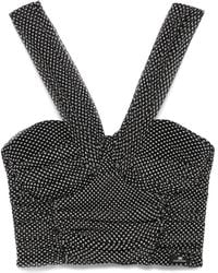 Elisabetta Franchi - Top A Pois - Lyst