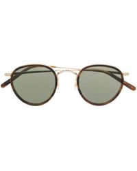 Oliver Peoples - Mp-2 Sonnenbrille Mit Rundem Gestell - Lyst