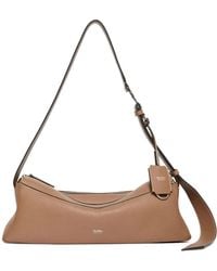 Max Mara - Leather East West Shoulder Bag - Lyst