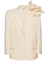 Magda Butrym - Flower-Detail Single-Breasted Blazer - Lyst