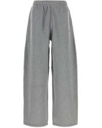 Alexander Wang - Allover Crystal Hotfix Mid-Rise Sweat Trousers - Lyst
