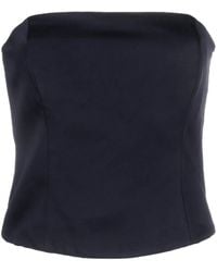 Brunello Cucinelli - Strapless Bustier Top - Lyst
