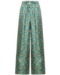 Pierre Louis Mascia - Aloe Floral-Pattern Palazzo Pants - Lyst