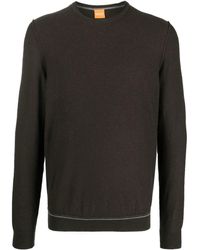 BOSS - Stripe-trim Sweatshirt - Lyst