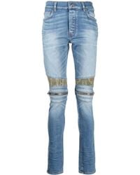Amiri - Skinny-Jeans mit Paisley-Patch - Lyst