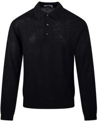 Diana Studio - Long-Sleeved Polo Shirt - Lyst