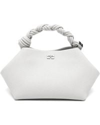 Ganni - Bou Small Grain Top Handle Bag - Lyst
