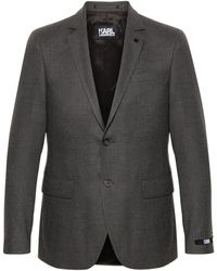 Karl Lagerfeld - Clever Single-breasted Blazer - Lyst