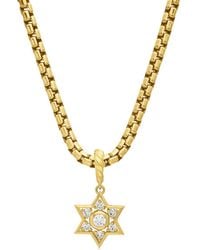 David Yurman - Pendentif Star Of David En 18Ct Pavé De Diamants (17,2 Mm) - Lyst