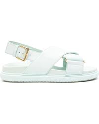 Marni - Fussbett Slingback Sandals - Lyst