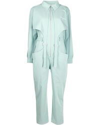 Stella McCartney Paloma Buckle-strap Jumpsuit - Green