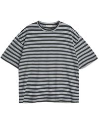 YMC - Triple Stripe T-Shirt - Lyst