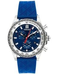 Versace - Greca Chrono 45Mm Watch - Lyst