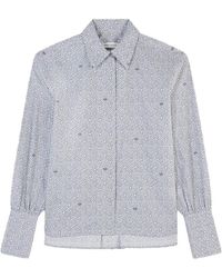 Maison Kitsuné - Blouse Met Foulard-Print - Lyst