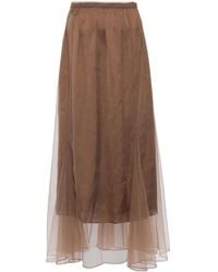 JNBY - Tulle Maxi Skirt - Lyst
