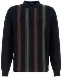 Fred Perry - Poloshirt Aus Piqué - Lyst
