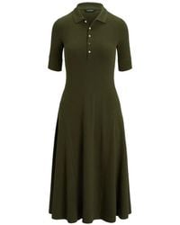 Ralph Lauren - Polo A-Line Midi Dress - Lyst