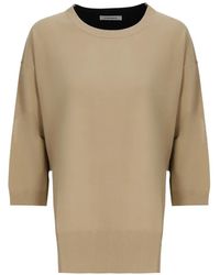 Kangra - Colour-Block Three-Quarter-Sleeve Sweater - Lyst