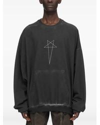 Rick Owens - Geth Pentagram-Print Sweater - Lyst