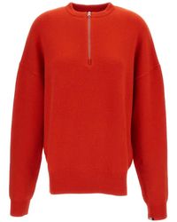 Extreme Cashmere - Nº496 Half-Zip Dropped-Shoulder Sweater - Lyst