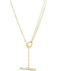 Dinny Hall - Thalassa Medium T-Bar Necklace - Lyst