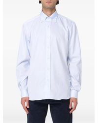 Fay - Button-Down Collar Long-Sleeve Shirt - Lyst