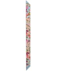 Dolce & Gabbana - Bandeau En Sergé De Soie À Imprimé Bouquets De Roses - Lyst