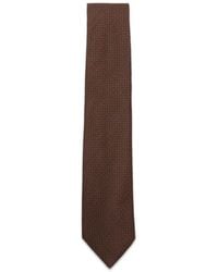 Canali - Geometrisch Gemusterte Krawatte - Lyst