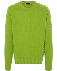 Prada - Ribbed-Knit Jumper - Lyst