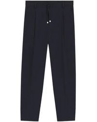 HUGO - Drawstring Pleated Trousers - Lyst
