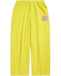 Balenciaga - Loose Fit Cotton Trousers - Lyst