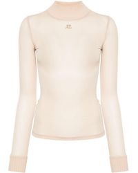 Courreges - Reedition Mesh Top - Lyst